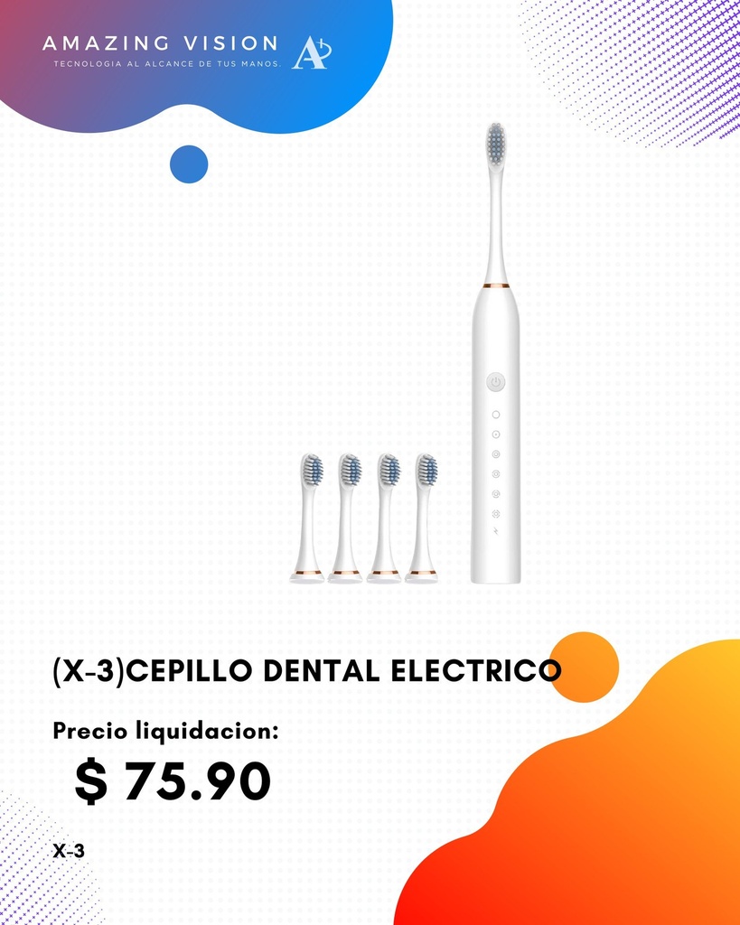 (X-3)CEPILLO DENTAL ELECTRICO