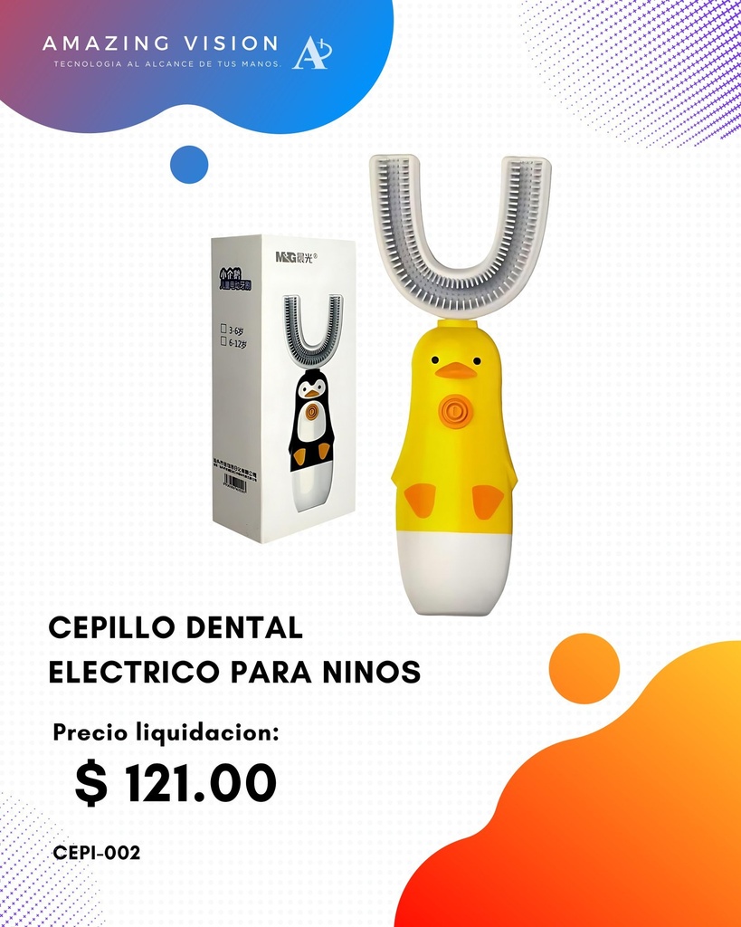 CEPILLO DENTAL ELECTRICO PARA NINOS(CEPI-002)