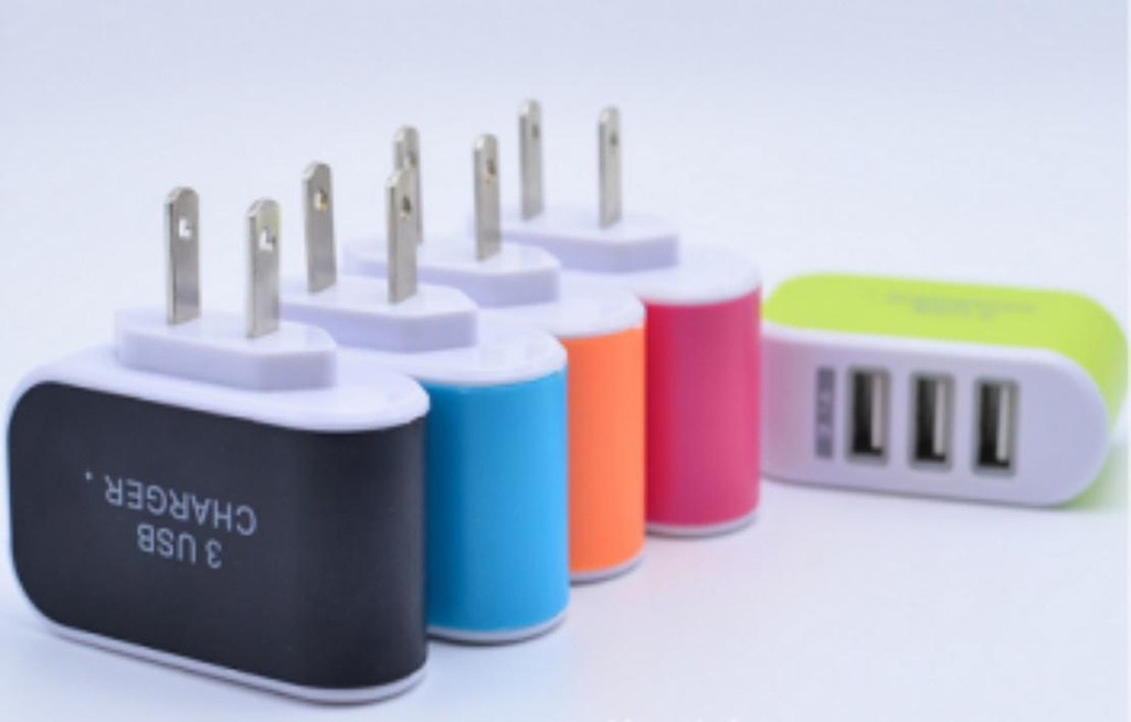 TT-3009 CUBO CARGADOR 3 USB CHARGER