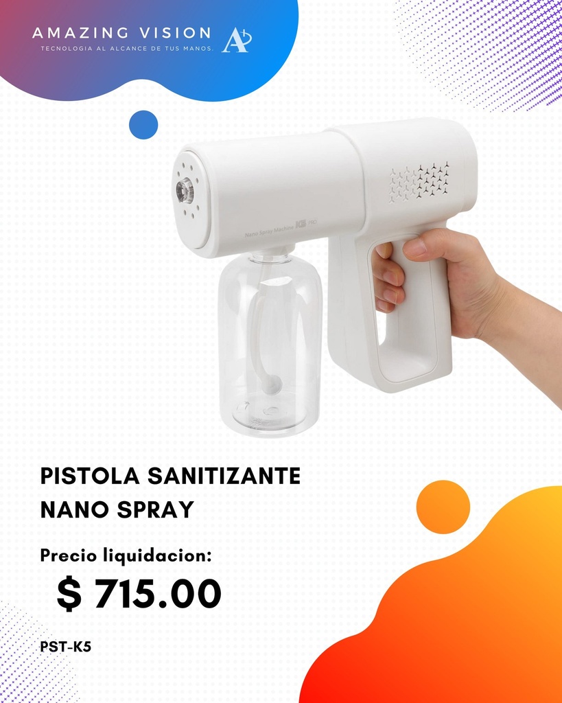 PISTOLA SANITIZANTE NANO SPRAY(PST-K5)
