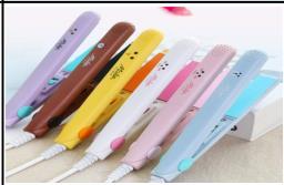 (ZFQ-4101)MINI PLANCHA DE PELO