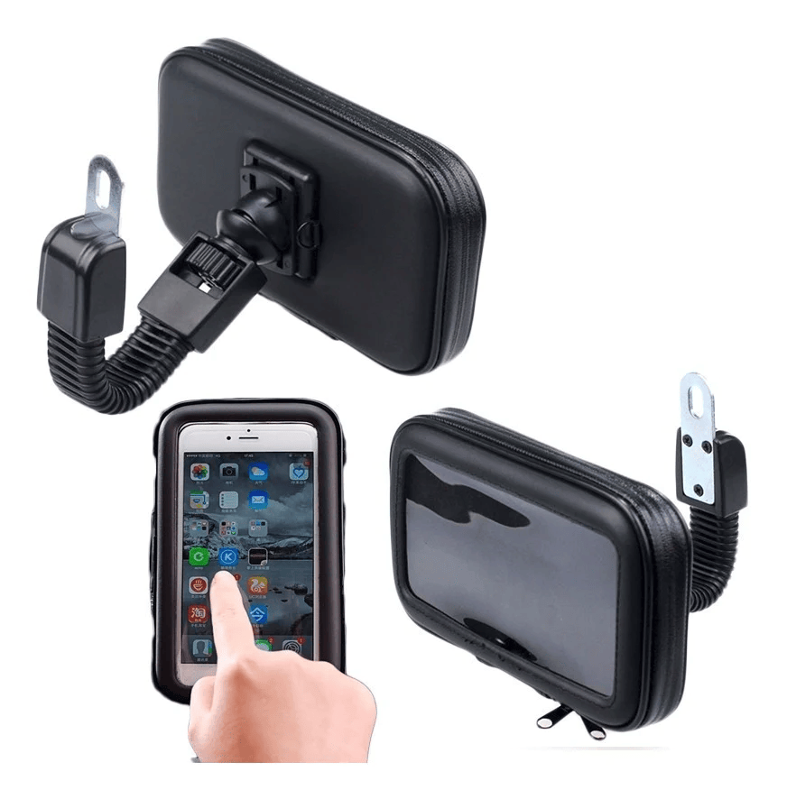 ZB-02  OPORTE PARA MOTO IMPERMIABLE CON BICEL VERTICAL