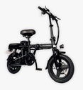 BICICLETA ELÉCTRICA PLEGABLE HONEY WHALE S6s PRO NEGRO