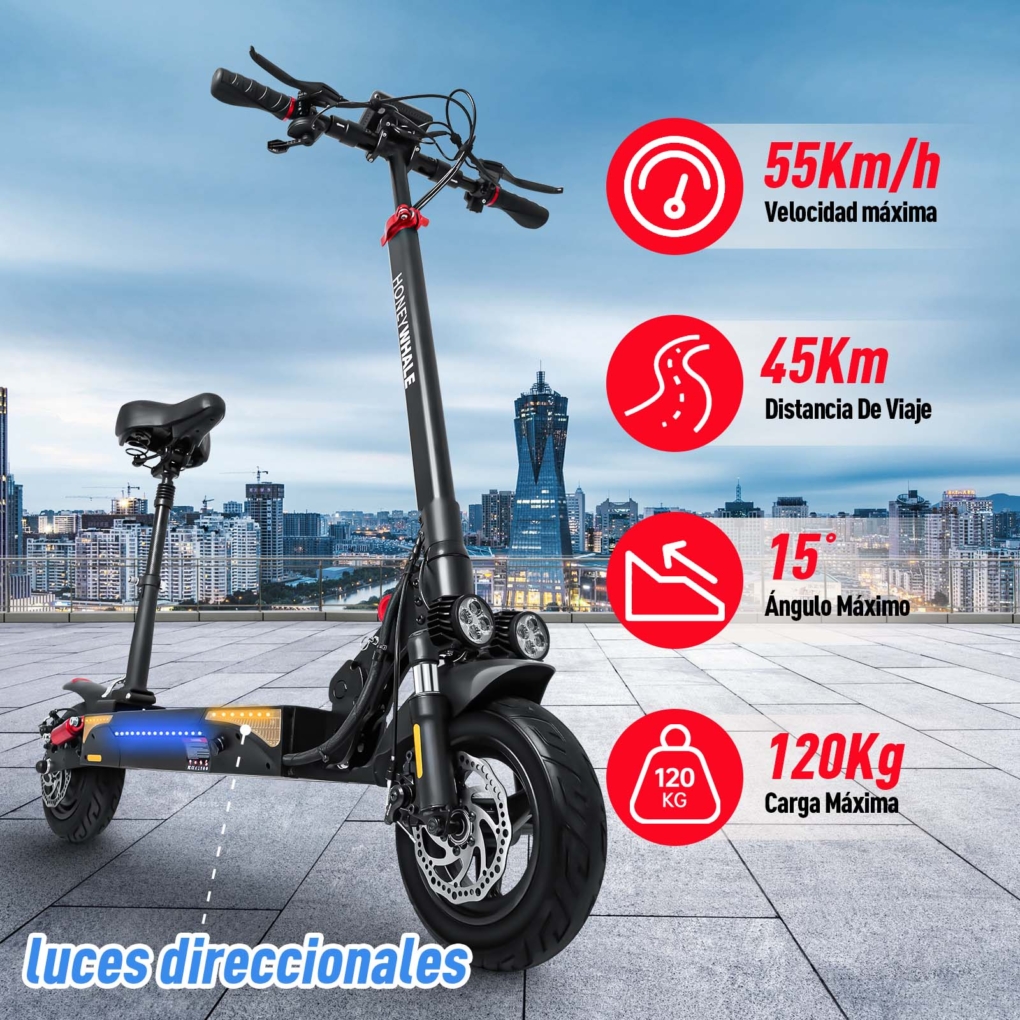 SCOOTER ELÉCTRICO HONEY WHALE T4-B