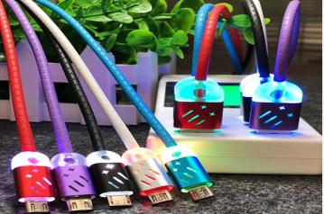 TS-112 CABLE LISO CON PUNTA ILUMINADA TIPO C