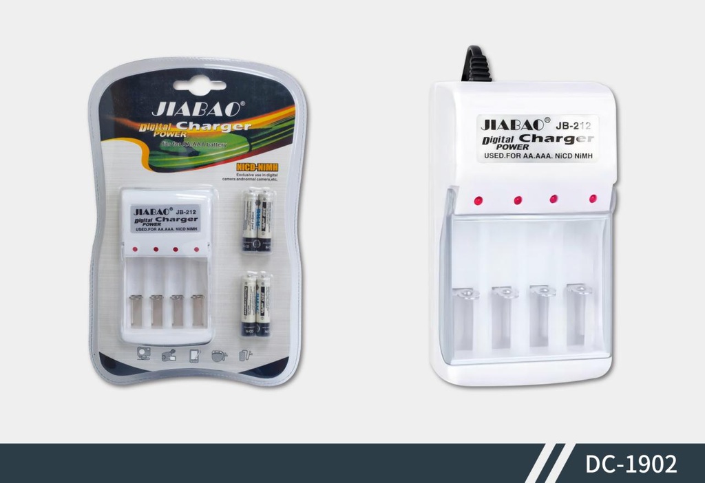 DC-1902 BATERIAS AAA RECARGABLES CON CARGADOR INCLUIDO