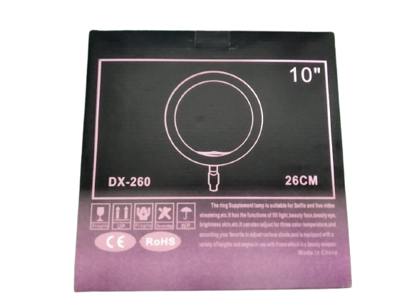ARO DE LUZ BLANCA (3 cambios) 10 PULGADAS