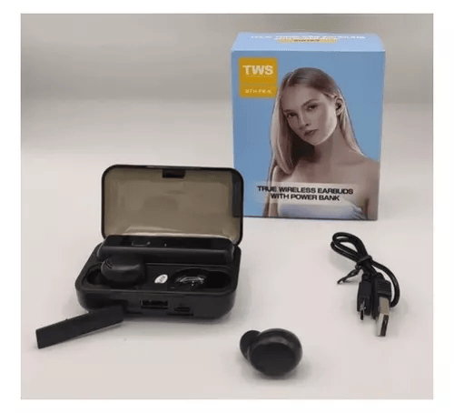 (F-9)AUDIFONO BLUETOOTH POWERBANK TWS F9-5