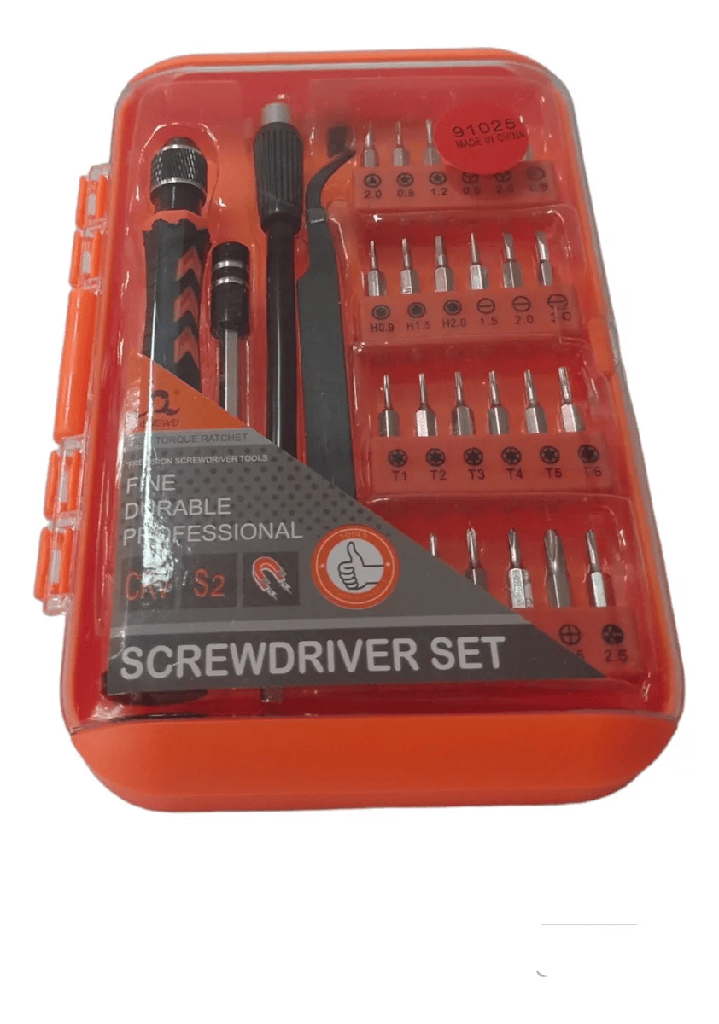DJ-91025 Kit Desarmador Precisión 28 En 1 Para Celular Laptop Cámara