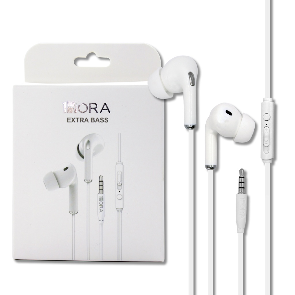 AUT123 Audífonos Alámbricos de Entrada 3.5mm con Gomas 1Hora