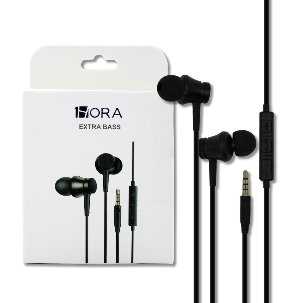 1Hora Audifonos Manos Libres Auriculares con Microfonos In-ear Earbuds Accesorios para Celulares Aut111