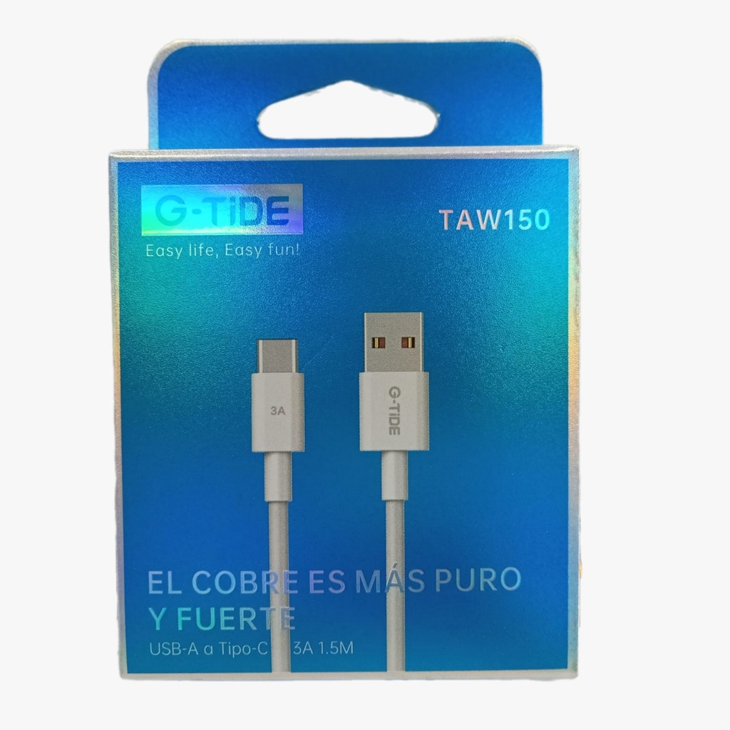 TAW150 G-tide Cable Usb  Tipo C 1.5M (TW151-3)