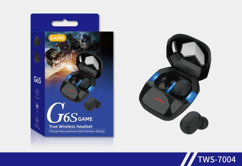 TWS-7004 AUDIFONO BLUETOOHT G6S