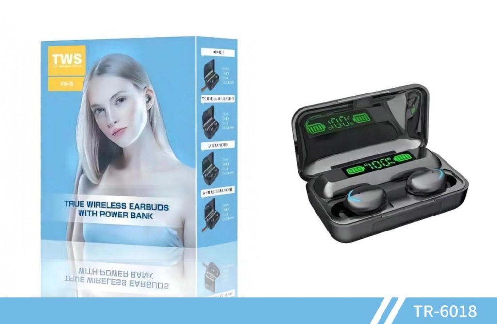 TR-6018 AUDIFONOS BLUETOOTH  POWER BANK F95