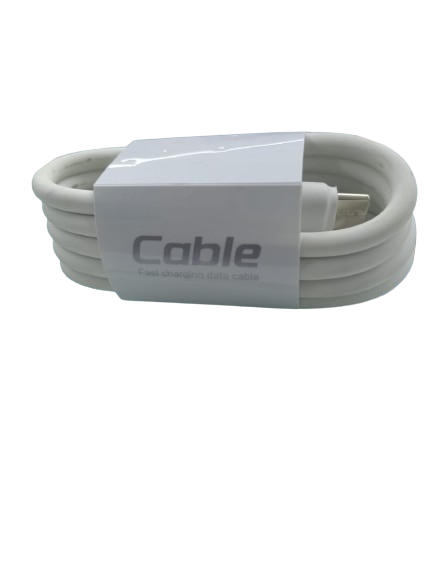 CABLE BLANCO GRUESO TIPO C FIGURA EN PUNTA YSG-601