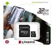 [SD-M-32G] MEMORIA MICRO SD KINGTON 32GB SD-M-32G(FO-9122)