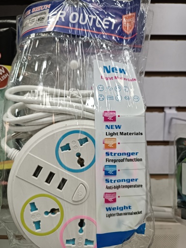 [YP-5-2] MULTI CONTACTOS DE 5 Y 3 PURTOS USB YP-5-2