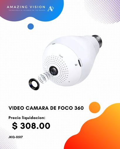 [JKQ-0517] VIDEO CAMARA DE FOCO 360