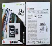 [SD-M-64G] MEMORIA MICRO SD KINGTON 64GB SD-M-64G (FO-9123)