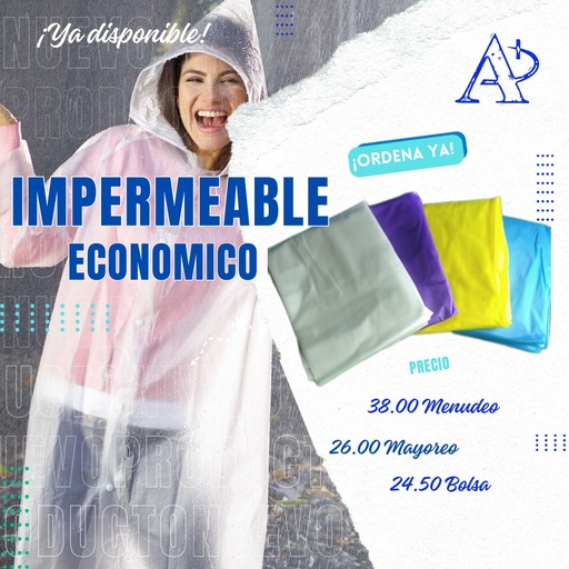 [YTY-05] (YTY-05) Impermeable colores variados