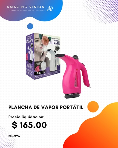 [BH-G26] PLANCHA DE VAPOR PORTATIL BH-G26