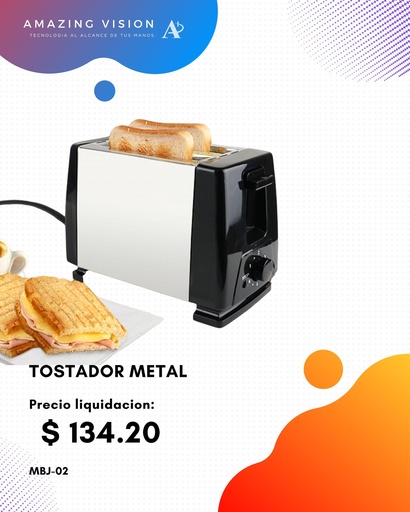 [MBJ-02] TOSTADOR METAL MBJ-02