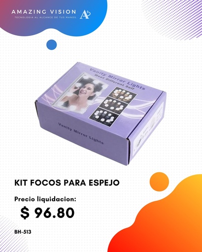 [BH-513] BH-513 KIT FOCOS PARA ESPEJO