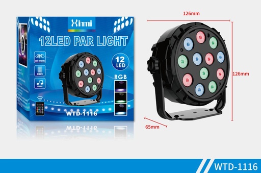 [WTD-1116] WTD-1116 Luces para escenario Par-12