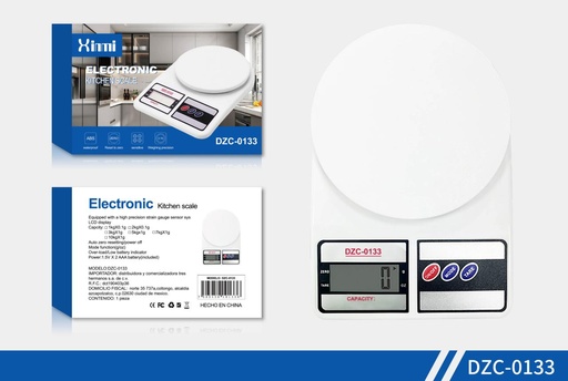[DZC-0133] DZC-0133 Balanza electrónica multifuncional de cocina