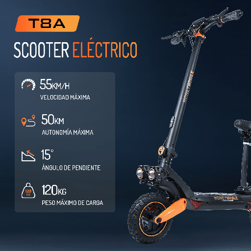 [T8-A] SCOOTER ELÉCTRICO HONEY WHALE T8-A