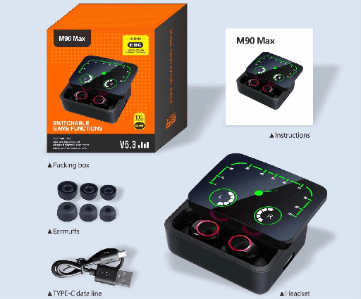 [TR-6046] TR-6046 AUDIFONOS INALAMBRICOS M90 MAX