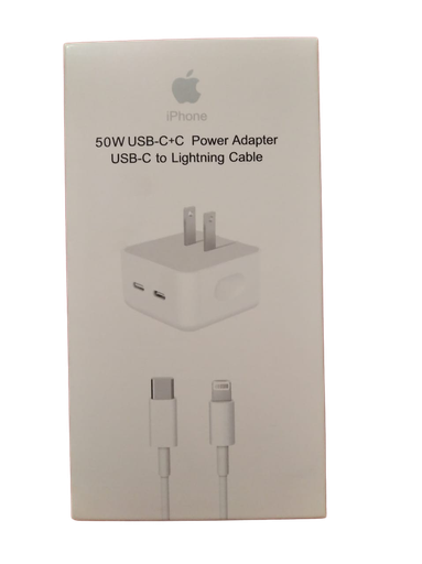 [IP 50W] (IP 50W) CARGADOR IPHONE  50W SALIDA C  A IPHONE