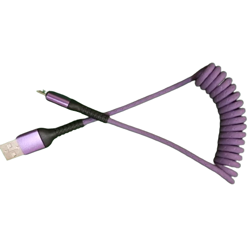 [CH-C1] CABLE USB tipo V8 ESPIRAL