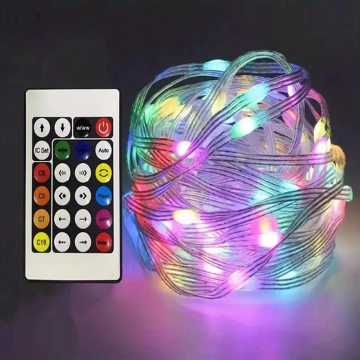 [LY-280A] LY-280A Tira De Luces Led De 10m Rgb Usb Bluetooth Control Por App