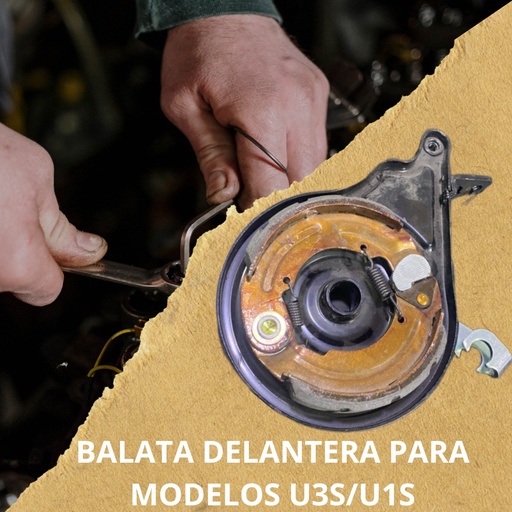 [BALD-US] BALATA DELANTERA PARA MODELOS U3S/U1S