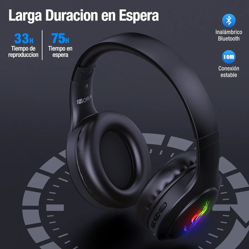 [AUT202] Audífonos de diadema bluetooth AUT202