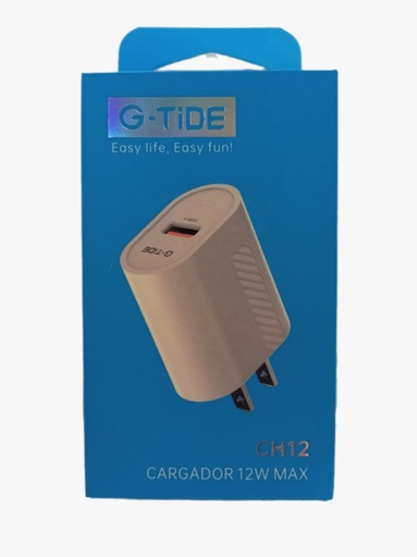 [CH12] CH12(CH12A) Cubo Cargador 12W