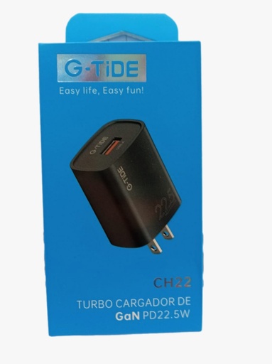[CH22] CH22(CH22A) Cubo Cargador Salida USB-A  22.5W