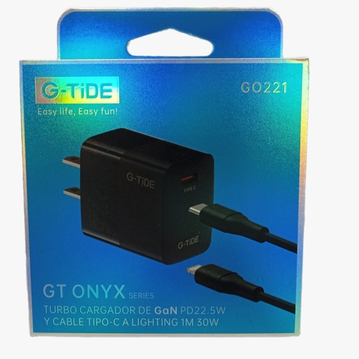 [CH221] CH221 Cargador Completo 22.5W USB a Tipo-C 1M