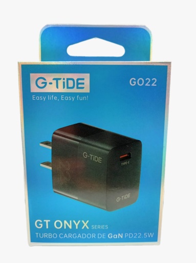 [GO22] GT ONYX GO22 CARGADOR TIPO-C 22.5W 3A