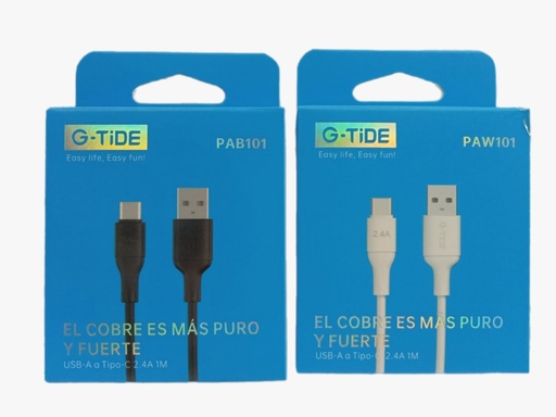 [PAB101-PAW101] PAW101/PAB101(PB101-2) G-tide Cable Usb  Tipo C 1M