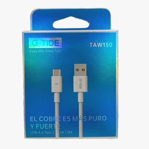 [TAW150] TAW150 G-tide Cable Usb  Tipo C 1.5M (TW151-3)