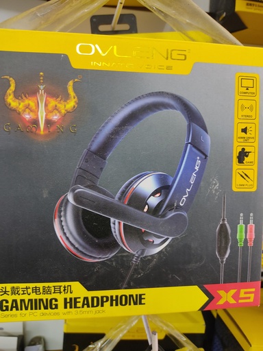 [RJ-X5] AUDIFONO GAMIN OVLENG (RJ-X5)